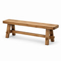 Panca in legno quercia marrone 120x35x45 cm